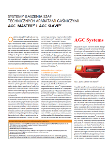 Systemy gaszenia szaf technicznych aparatami gaśniczymi AGC Master i AGC Slave